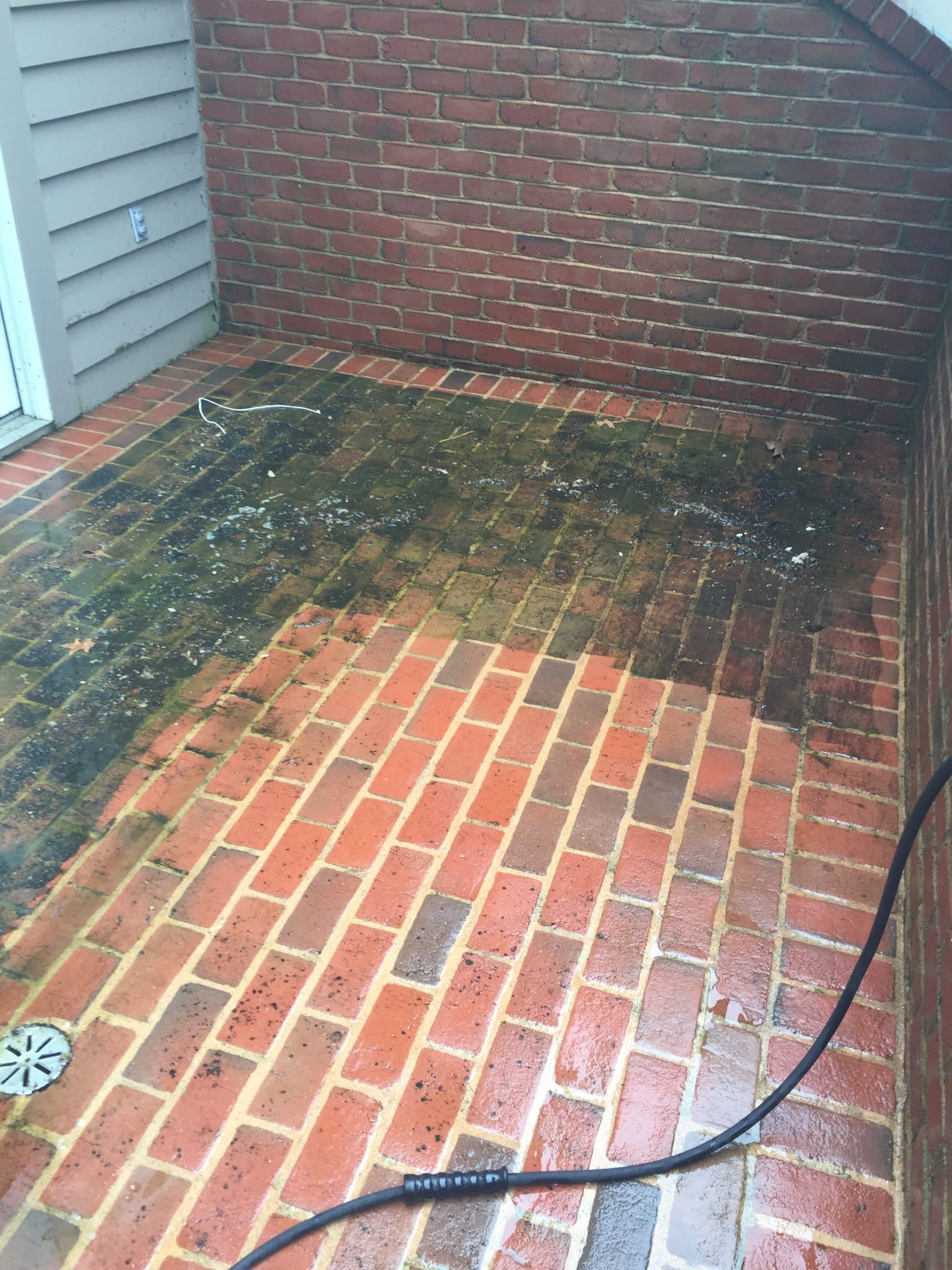 cleaning patio tiles